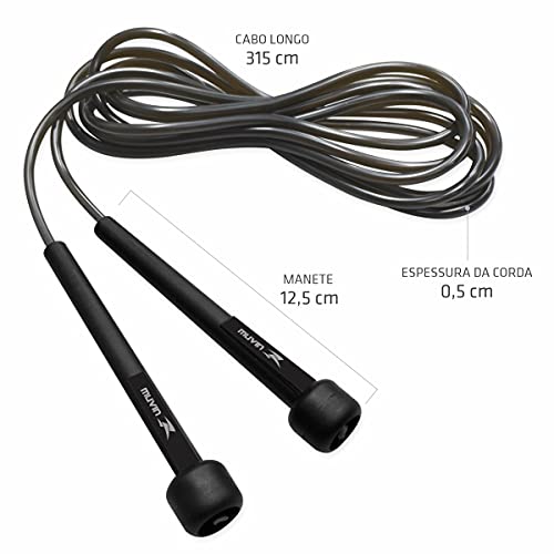 Kit Funcional Corda de Pular Tamanho Ajustável em PVC + Roda de Exercícios Abdominais + Colchonete T
