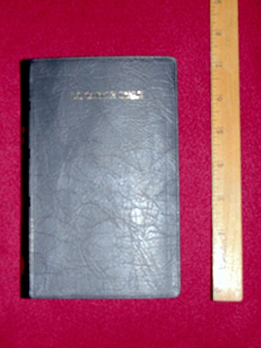 French Bible, Blue Vinyl, Thumb Index, Louis Segond 1910 La Sainte Bible