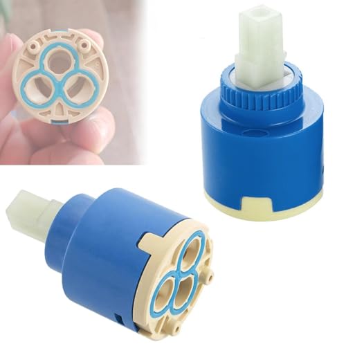 Lot de 2 cartouches de robinet en céramique 35 mm, cartouche robinet 35 mm pour Blanco, Mellbree, cartouche de robinet en céramique pour robinets de cuisine, cartouche de robinet, cartouche de