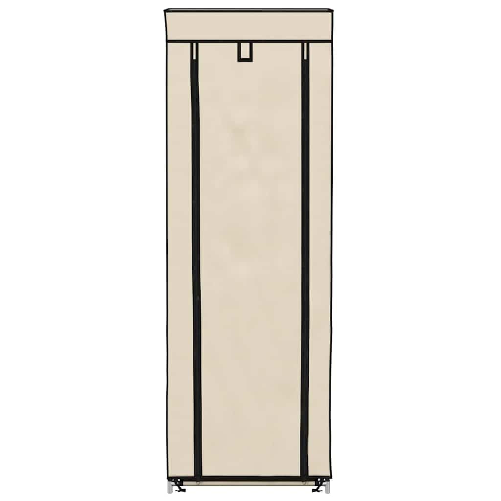 Armario de zapatos genérico de 8 niveles, 57 x 29 x 162 cm, funda no tejida con cremalleras, almacenamiento para 20 pares de zapatos, tejido ligero fácil de mover