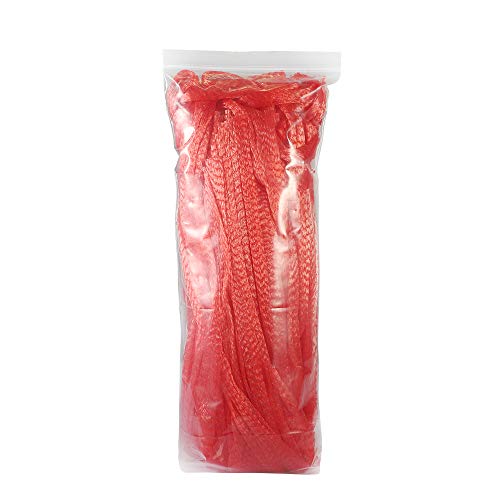 Amytalk seafood boil bags 100 pack Clam Bake/Shellfish Cooking Mesh Plastic Bags - Thumbnail 5