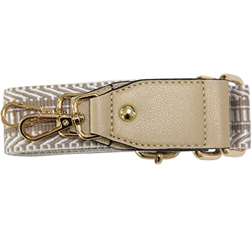 Image of Duwi Wide Purse Strap Jacquard Guitar Style Strap Multicolor Canvas Adjustable Crossbody Bag Strap