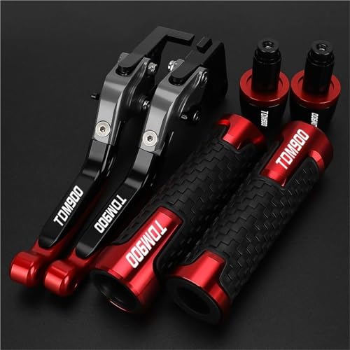 Leviers d'embrayage moto TDM 900 en aluminium CNC réglable et poignées de guidon