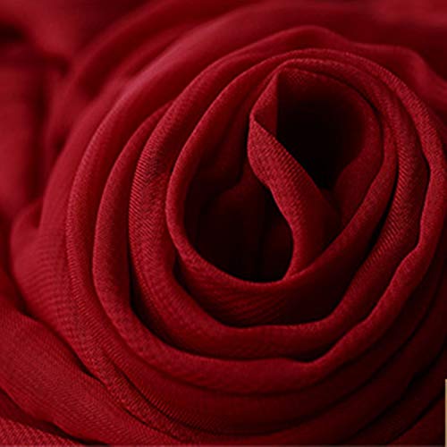 moonfarm 全16色 75D ソフト シフォン 生地 カラー 無地 手芸 布 約 1m×幅1.5m裁断済み 薄手 柔軟