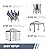 Wonlink 11x11 FT Gazebo Tent, Outdoor Tents for Parties with Mosquito Netting, Folding Heavy Duty Height Adjustable Canopy Tent for Patio Backyard Garden