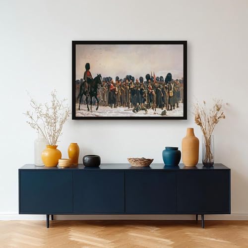 Impression sur toile premium Calling The Roll Elizabeth Thompson tableau de maître