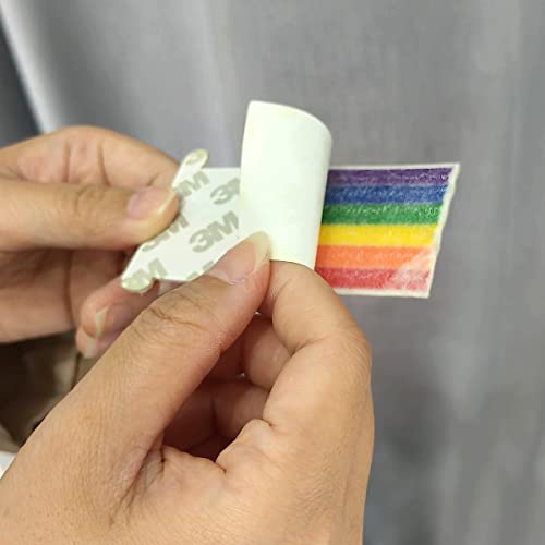 Rainbow Embroidered Applique Self Adhesive Rainbow Sew On Patch 3D Rainbow Patches For Diy Pride Parade Costume, Jeans, Bag, Jackets, Clothing #TOP5