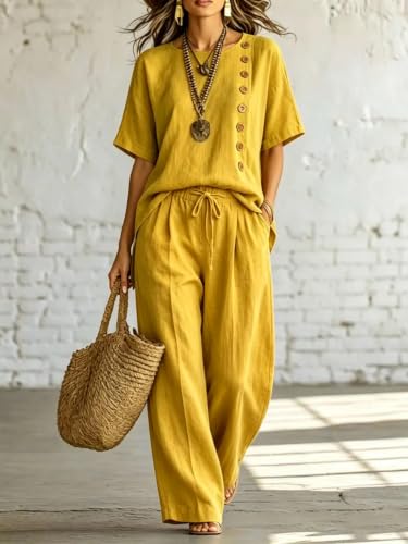 Conjunto de verano para mujer de 2 piezas perfecto para viajar cómoda y con estilo 2