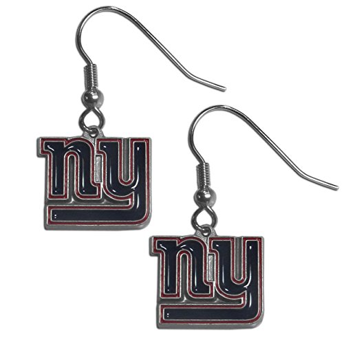Image of Siskiyou Sports Women's New York Giants Dangle Earrings, Zinc, One Size, Team Color