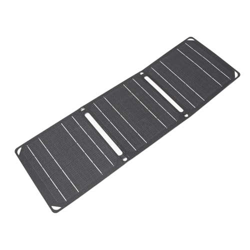 Portable Solar Charger, 5V 9V Oxford Cloth Shell, 20W Fast Charging Foldable Solar Panel with 2 USB Output for Outdoor Hiking - Image 4
