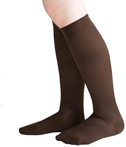 【値下げ！】 2026新品~Actifi メンズ 着圧クローズドトゥドレスソックス US サイズ: Medium, 20-30mmHg カラー: ブラウン 子供用 ファスナーブーツ