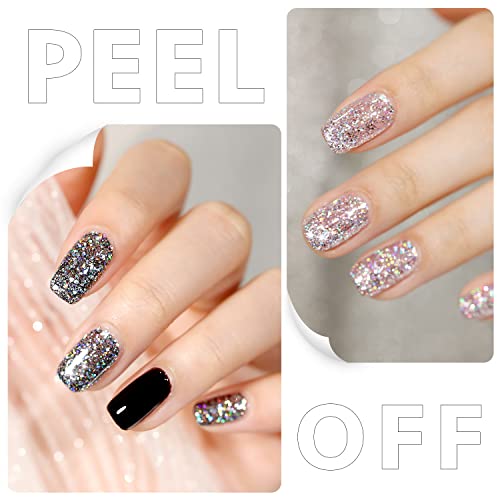 Gaoy Peel Off Gel Base Coat For Gel Nail Polish, 16Ml Peelable Clear Foundation For Use With Uv Led Nail Lamp #TOP3