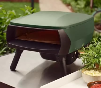 Piec do pizzy gazowej WITT MAŁY OBROTOWY model 16" zielony