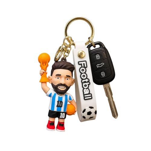 DIGITAL DREAMS 3D Silicone Keychain for Girls | Bag Charm Key Ring White