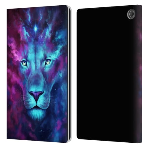 Étui portefeuille en cuir Fire Max 11 Head Case Designs au design artistique premium Jödicke