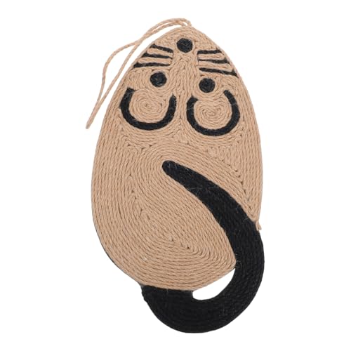 Toddmomy 猫用おもちゃ スクラッチャー マット 老鼠デザイン 自然な?素材