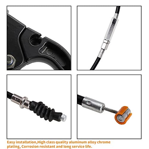 Stylemafia 7/8 Inch Handlebar Left Clutch Lever And 39 Inch Clutch Cable With Adjuster Compatible With 50Cc 70Cc 90Cc 110 Cc 125Cc Tao Tao Ssr Apollo Dirt Pit Bikes(Black) thumb #3