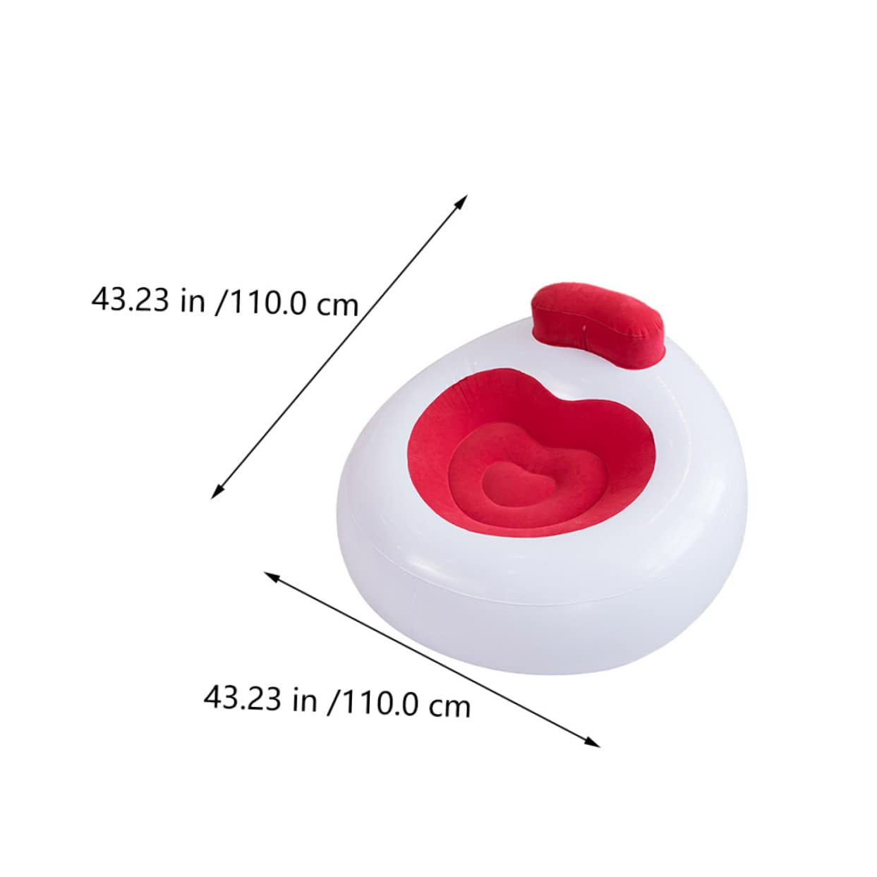 WOONEKY Portable Inflatable Couch Perfect for Camping Hiking Outdoor Relaxation