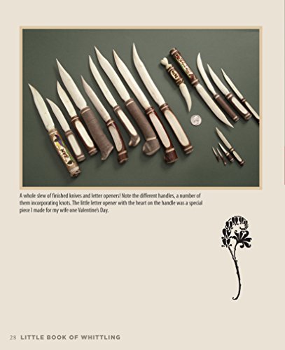 Little Book of Whittling, Gift Edition: Passing Time on the Trail, on the Porch, and Under the Stars (Fox Chapel Publishing) 18 Step-by-Step Projects Including Forks, Birds, Animals, Trees, & Flowers - Image 5