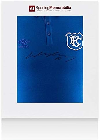 Wayne Rooney Signed Jersey - Retro Umbro Everton Shirt Gift Box - Autographed Soccer Jerseys