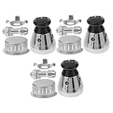 iplusmile 3 Juegos Kit de Válvulas de y Escape para Olla de Aleación de Aluminio con Cubierta Antiobstrucción y Clip Repuestos Seguros y Duraderos para Batería de Cocina