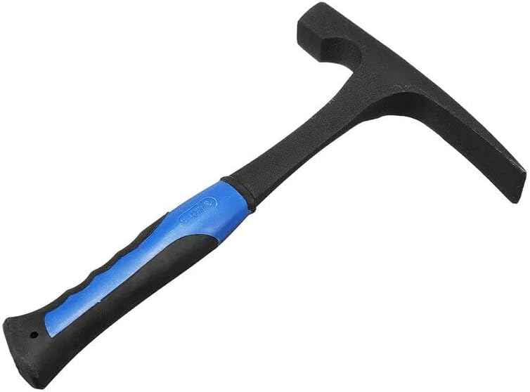 INLIMA Hammer Geological Hammer High Carbon Steel Stratigraphic Hammer Rock Geology Prospecting Flat/Sharp Tip Shock Reduction Hand Tool