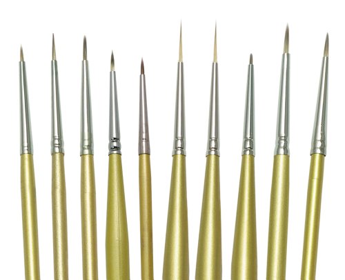 Pinceaux détail Royal & Langnickel Fusion set de 10 pièces pour ne plus rater vos contours