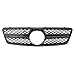 Kratki samochodowe Kratki wyścigowe, błyszczące, czarne, przednie, grill w stylu AMG, do klasy C W203 S203 C280 C320 C240 C200 2001-2007