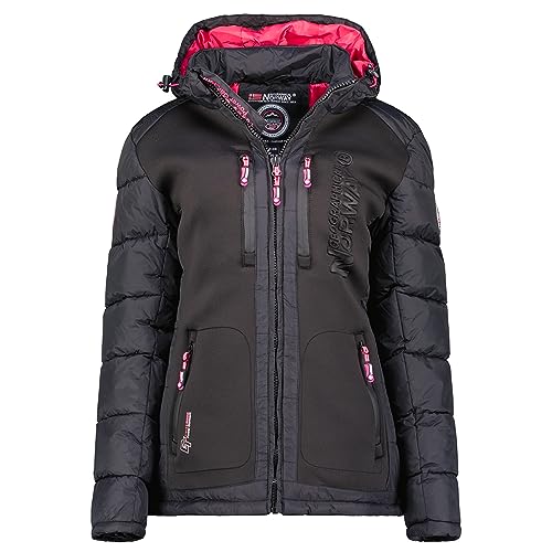 Geographical Norway- Parka de mujer BEACHWOOD Negro Talla L