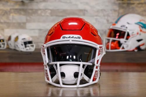 Chiefs Mid-Size SpeedFlex Helmet - with Free USA Flag Decal - Green Gridiron - Thumbnail 2