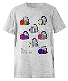sciami api vendita lombardia Realizzato In Puro Cotone Sciame di Api Dell\'orgoglio LGBT T-Shirt da Bambino in Cotone Grigia