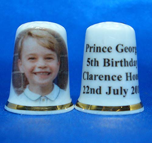 Dé à Coudre Vintage Princesse Elizabeth (3 Ans) - Porcelaine St George - Royauté UK