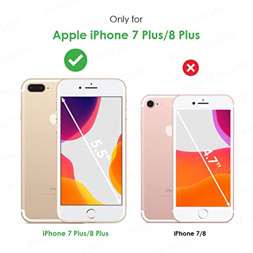 Image of Mobile Back Cover Case for iPhone 7 Plus (Silicone Case|CameraProtection|Black SC1510)