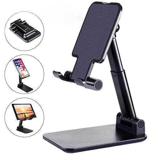 Suporte De Mesa Para Celular Ajustável Articulado Tablet Smartphone Universal Dobrável