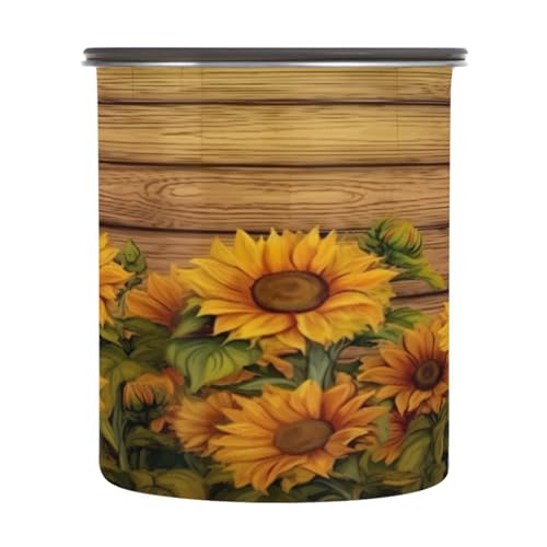 Envase Hermético de Acero Inoxidable para Café 900ml