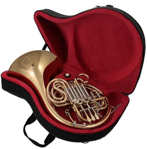 Soundman EDH-603R Double Horn in B/F - Fixed Funnel - Gold Brass - Case Included
