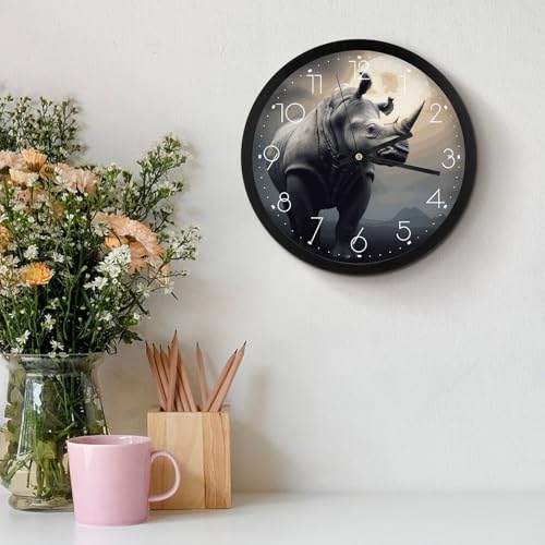 Horloge murale silencieuse Rhino contre le bruit du tic-tac - 4