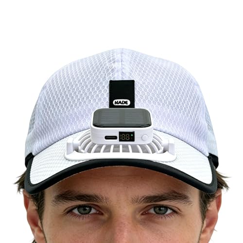 Chapeau solaire à ventilateur pour bloquer les rayons UV et éviter les coups de chaud à la plage