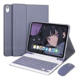 Capa Para Tablet, Capa + Mouse e Teclado Magnético Bluetooth Destacável Para IPad 9ª/ 8ª /7ª Geração