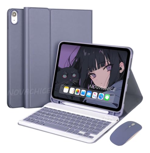 Capa Para Tablet, Capa + Mouse e Teclado Magnético Bluetooth Destacável Para IPad 9ª/ 8ª /7ª Geração