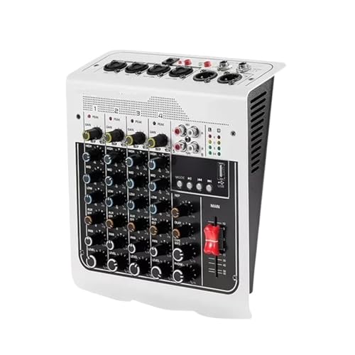 I[fBI~LT[ 6 `l DJ ~LT[TEh{[hR\[ USB MP3 Bluetooth  48V CuptH[}Xz[Xe[WJIP LKp\(White)