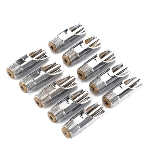 Bebedero Conejo Cerdo, Automáticos Pezones Agua Bebedor Estilo Boca Pig Nipple Waterer Stainless Steel Automatic Piglets Water No Mess Hanging Mount Drinker Sows Drinking Nipples Hog Farm Accessories