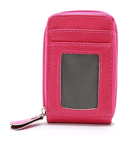 Vintage Leather Women‘s Wallet Card Slot Credit Blocking Zipper Cash Organizer Holde wallet & card cases