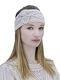 Aran Crafts Women's One Size Irish Cable Knitted Wool Headband (X4341-NAT)
