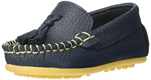 Elephantito Boy's European First Walker Shoe, Navy, 5 Toddler #TOP12