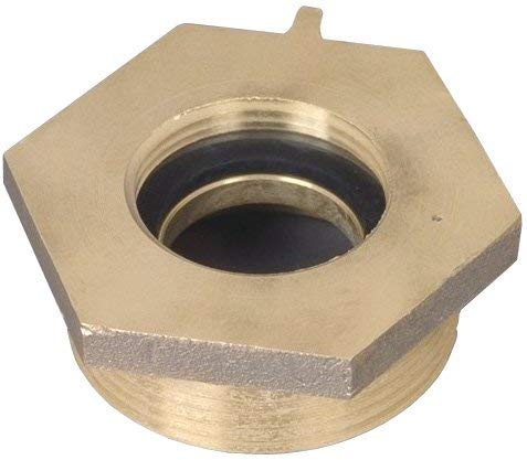 Image of Dixon FM15F25T 1-1 /2 inch FNST x 2-1 /2 inch MNPT Hex Nipple, 1.5 inch ID, Cast Brass