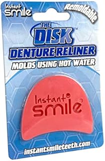Instant Smile The Disk Denture Reliner, Remouldable for a Perfect Fit