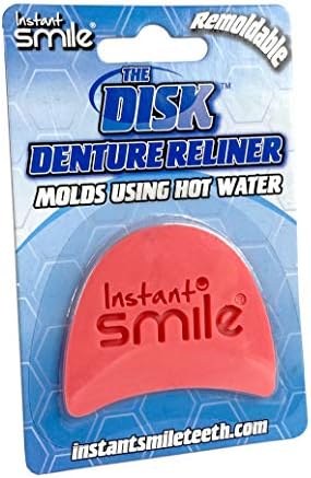 Instant Smile - The Disk Denture Reliner - Forms Using Hot Water