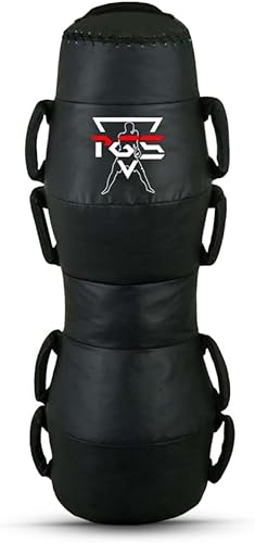 PGS Maniquí de grappling con asas, saco de boxeo de suelo de MMA, tiro de entrenamiento de tierra y libra, esforzándose BJJ MMA Punching Dummy