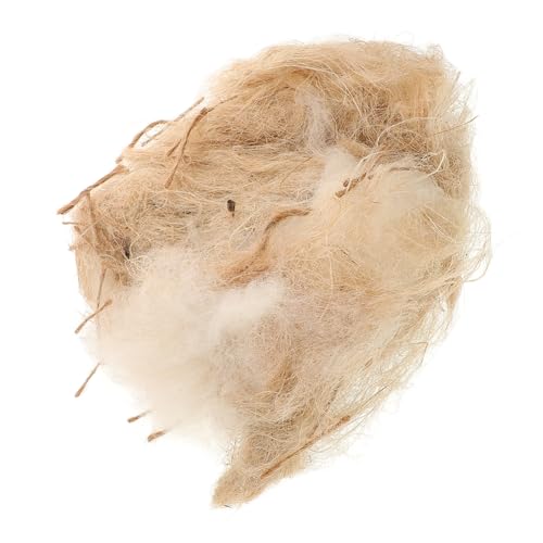 BESPORTBLE 2 Paquetes Material De Nido De Pájaro Casas De Pájaros para Exterior Jaula De Pájaros Escondite De Pájaros Pájaro para Jaula Eclosión Accesorios para Gallineros Mijo Seda De Yute